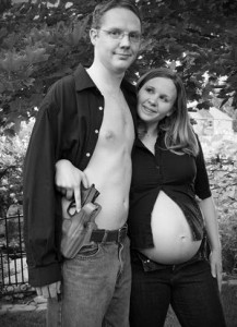 creepy pregnant photo