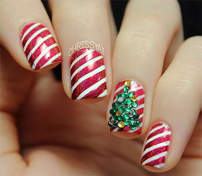 festive nail